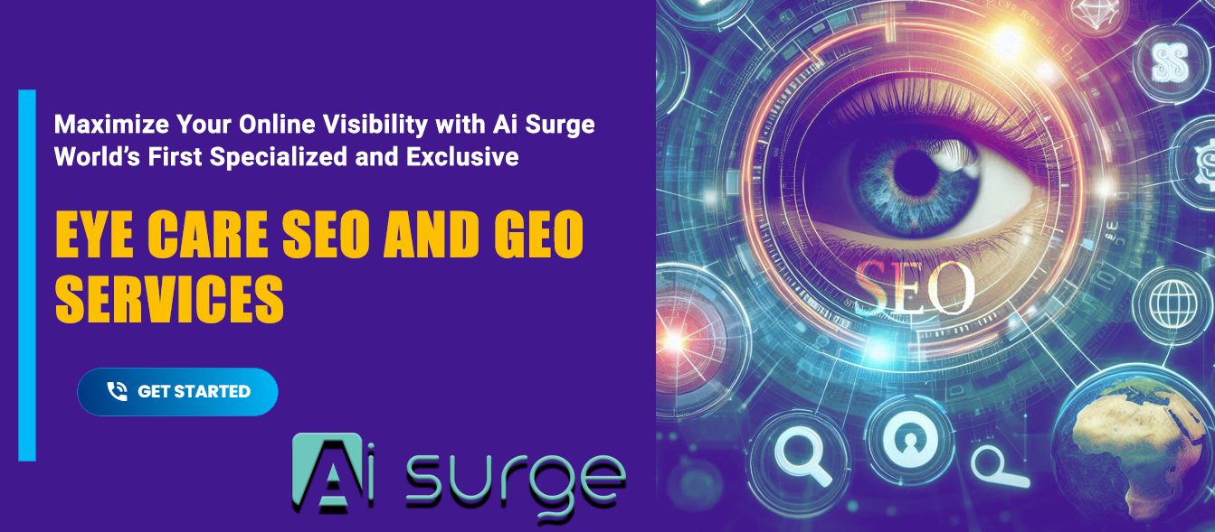Ai Surge - World's first eye care seo and geo marketing agency